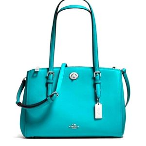 Coach Turquoise Shoulder Bag